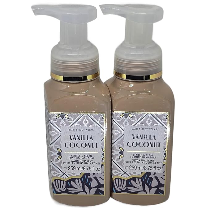 Bath and body works VANILLA COCONUT Gentle Foaming Hand Soap - Image 2