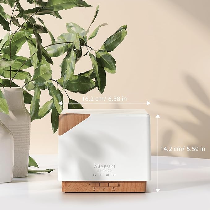 ASAKUKI Essential Oil Diffuser for Home, Large 700 ml Humidifier - Image 9