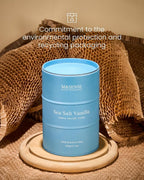 M&SENSE Sea Salt Vanilla Scented Candles Large Beach Candle, Natural Soy Summer - Image 7
