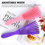 Detangling Brush for Afro American/African 3a to 4c Kinky, Wavy/Curly/Coily Hair - Image 2