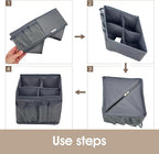 VERONLY Cosmetic Storage Bins Makeup Organizer, Adjustable Multifunction - Image 7