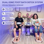 Veicomtech Dual Ionic Foot Bath Detox Machine, 2 in 1 Foot Detox Machine - Image 2