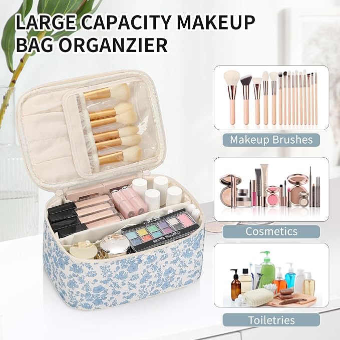 OCHEAL Makeup Bag Portable Cosmetic Bag - Image 8