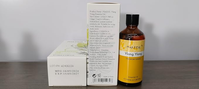 PHATOIL 100ML Ylang Ylang Essential Oil, Premium Essential Oils - Image 8