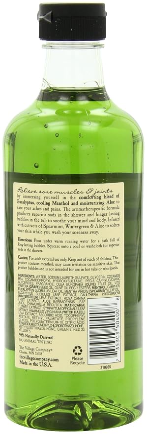 Village Naturals Therapy Foaming Bath Oil, Aches and Pains, 16 Ounce - Image 2
