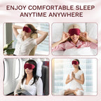FlyCoco 99% Fully Block Out Light Eye Sleep Mask, 3D Deep Contoured Eyes Cover - Image 7