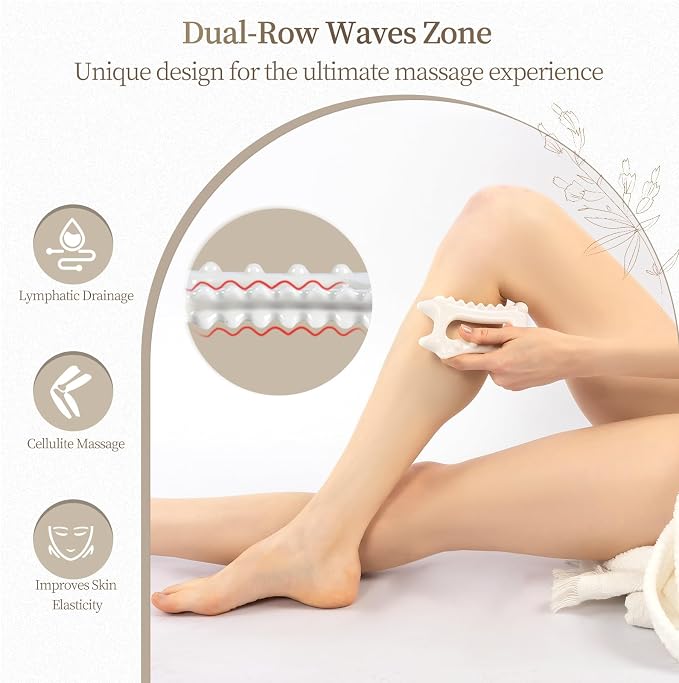Ceramic Body Gua Sha Tools, Advanced Trigger Point Massage Tools, Korean 괄사 Gua - Image 3
