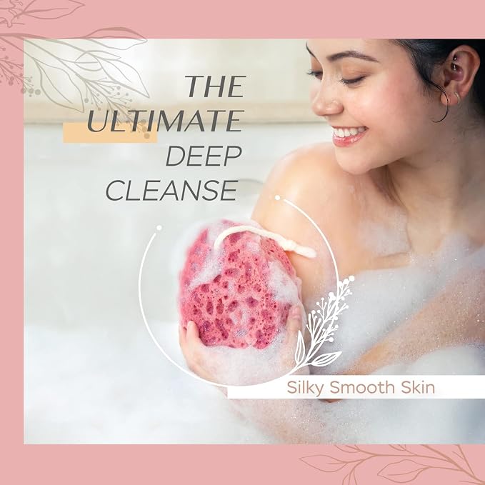 Spongentle Loofah Sponge for Shower and Bathing, Bath Sponge - Image 4