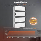K&KALONZO Electric Towel Warmer, 18.35" W x 31" H Wall-Mounted Towel Heater - Image 2
