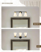 Bathroom Vanity Light, HWH 3-Light Wall Light Fixture - Image 6