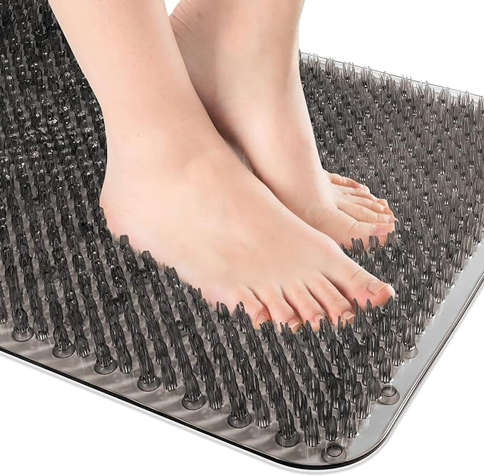 OTHWAY Non Slip Grassy Bathtub Mat : 25.6X13.4 inches Sturdy But Soft Bath by OTHWAY