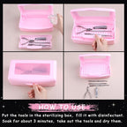 Nail Tool Sterilizer Box Plastic Disinfectant Container - Image 4