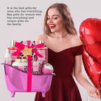 Mothers Day Gifts for Women, Bath and Body Gift Basket Set Home Bath Spa Gift - Image 7