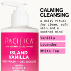 Pacifica Island Vanilla Body Wash Aloe + Hyaluronic Acid, Daily Cleansing - Image 3