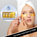 Adofect 30 Pairs Under Eye Patches -Reduce Eye Bags -24K Gold Eye Mask Collagen - Image 7