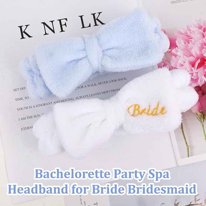 CIEHER 8 Pack Spa Headbands for Bachelorette Party Favors - Image 6