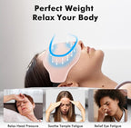 Sleep Eye Mask for Men Women, Weighted Sleeping Mask for Side Sleeper, Travel - Image 3