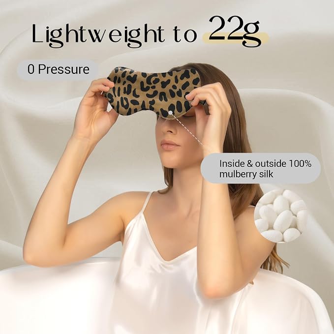ZIMASILK Adjustable 100% 22 Momme Mulberry Silk Sleep Mask - Image 2