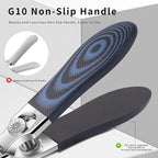 Safety Lock Cuticle Nippers for Home Manicure, G10 Handle Cuticle Trimmer for - Image 4