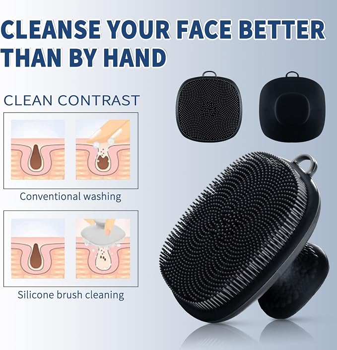 Face Scrubber 2 Pack Silicone Face Scrubber - Image 3