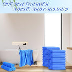 SmoothNovelty 16 Pack Microfiber Bath Towels Bulk 27'' x 60'' Oversized Beach - Image 5