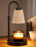 Innqoo Black Crystal Candle Warmer Lamp by Innqoo
