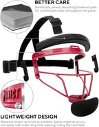 Dinictis Softball Face Mask, Lightweight, Comfortable, - Image 3
