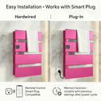 Electric Towel Warmer, Heated Towel Rack - Image 5