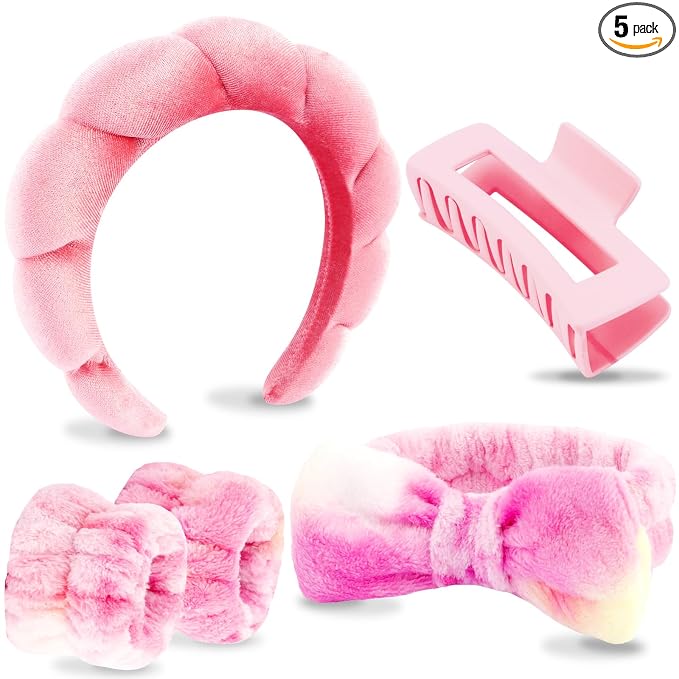 VELSCRUN Spa Headband, Makeup Face Wash Skincare Headbands, Stuff by VELSCRUN
