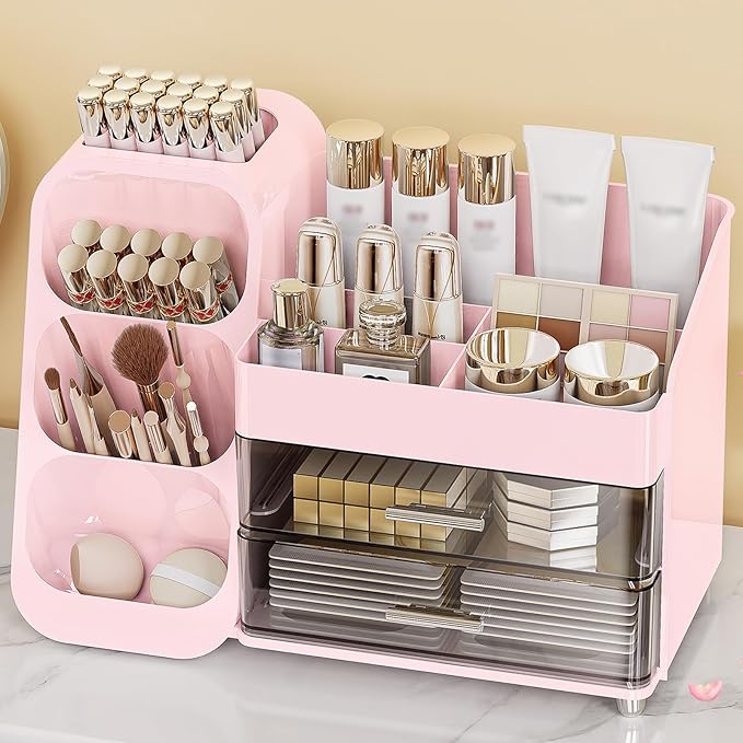 Anylady Large Capacity Makeup Organizer Countertop by Anylady