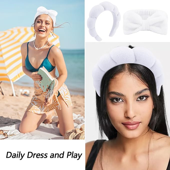 VELSCRUN 6 Pack Spa Headband, Makeup Headband, Face Wash Headband, Skincare - Image 6