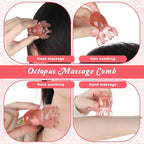 4 PCS Head Massager Scalp Comb Resin Scalp Stress Relax Tool Hair Gua Sha Comb - Image 5