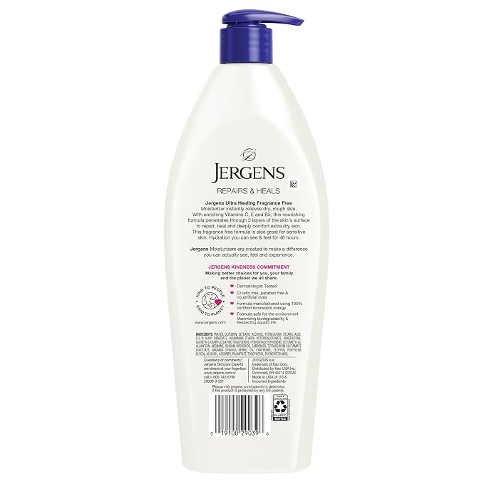 Jergens Ultra Healing Dry Skin Lotion, Hand and Body Moisturizer - Image 2