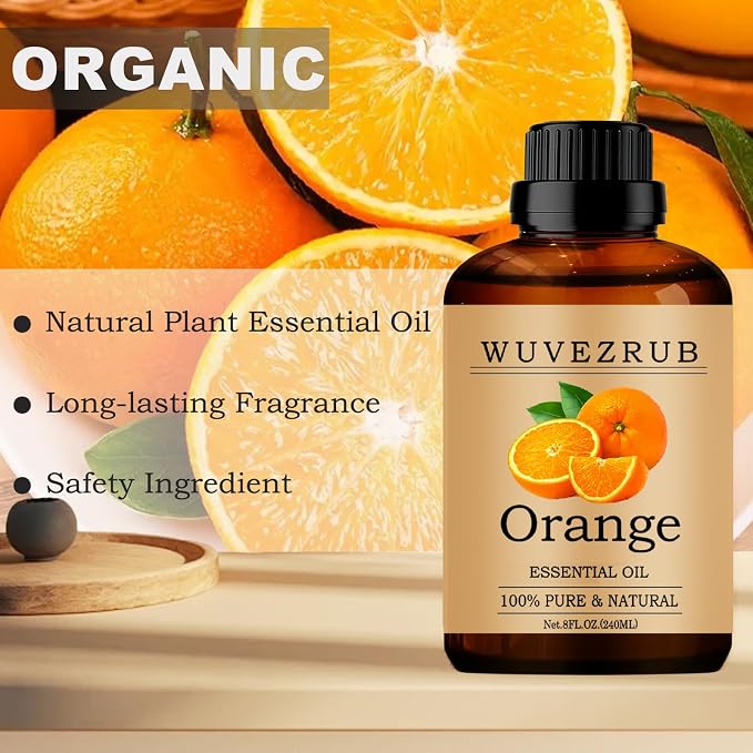 Orange Essential Oils, 240ML Pure and Natural Essential Oil - Image 4