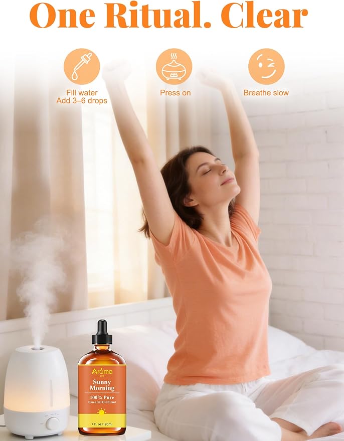 Sunny Morning — A 100% Pure Essential Oil Blend Citrus-Bright Blend that Makes - Image 5