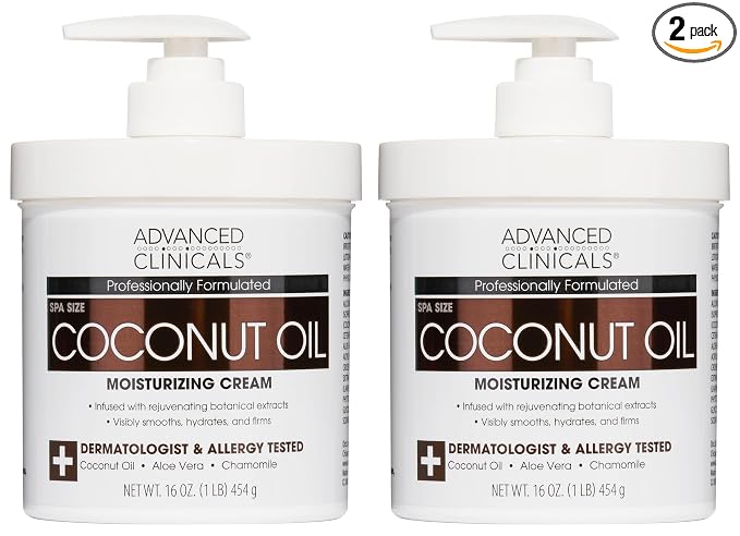 Advanced Clinicals Coconut Oil Body Cream by AdvancedClinicals