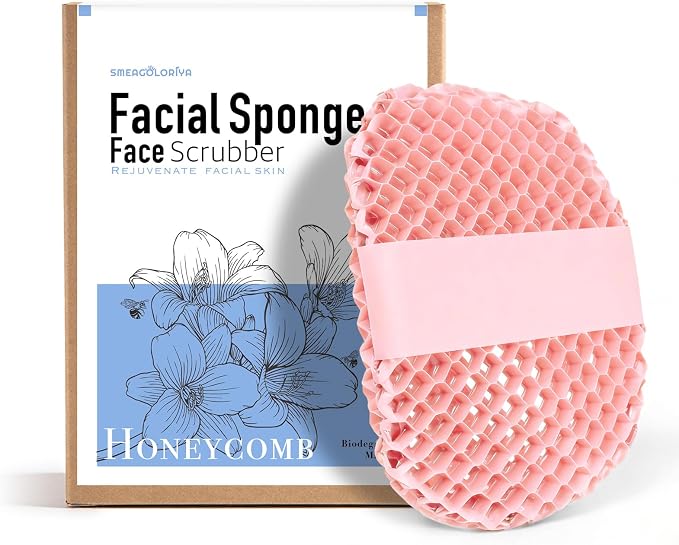Bath Mitt - Exfoliating Glove, Honeycomb Body Scrubber, Massage Body Scrub by Unknown