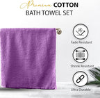 KAHAF COLLECTION 100% Cotton Bath Towels, 24x48 Pack of 6 Towels, Quick Dry - Image 4