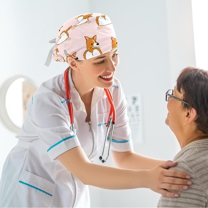 Ethnic Aztec Pattern Adjustable Scrub Cap Hat - Image 6