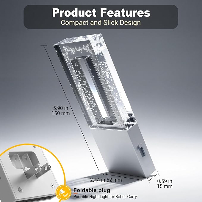 JandCase Night Lights Plug into Wall, Dusk to Dawn Sensor, 3000K Soft White LED - Image 4