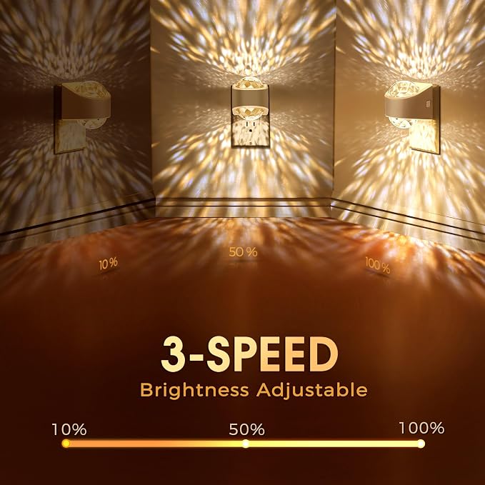 Briignite Night Light, Night Lights Plug into Wall, LED Projector Night Light - Image 2