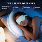 Silk Sleep Mask, Eye Mask for Sleep Women Men, Mulberry Sleeping Mask - Image 6