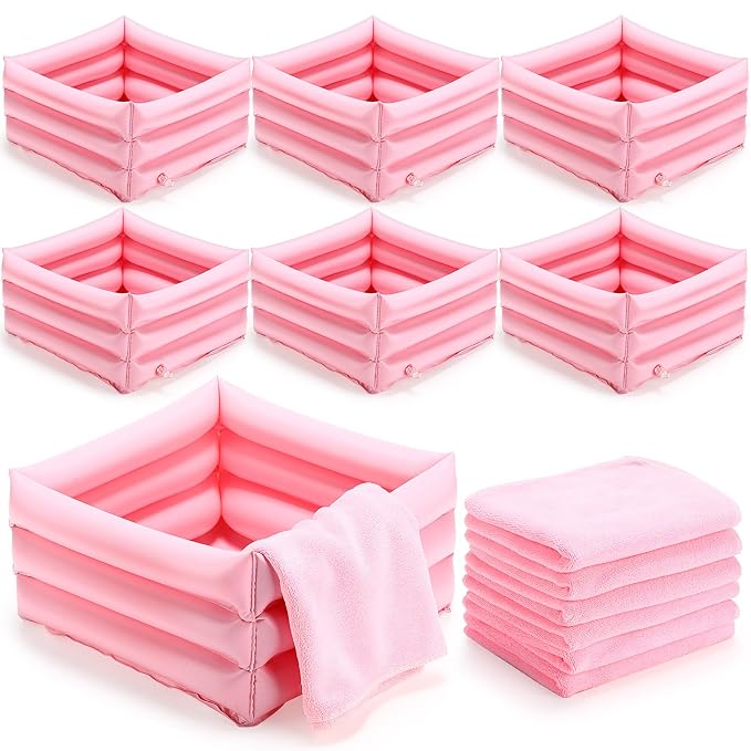 FillTouch 12 Pcs Foot Spa Kit for Girls Kids 12.5''x12.5''x8.3'' Foot Care Bath by FillTouch