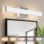 Bathroom Light Fixtures Over Mirror 22IN, 19W 5CCT Dimmable Modern Vanity Lights by sacorlux
