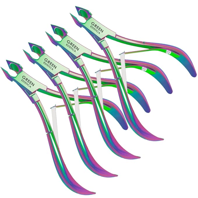 Professional Cuticle Trimmer Nail Cuticle Cutter Stainless Steel Cuticle Nippers by GREENESTETICA