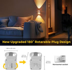 L LOHAS LED Night Lights Plug into Wall, Night Light Projector, Dusk to Dawn - Image 7