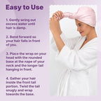 Goody Reversible Satin & Microfiber Turban, Day to Night Styling, Dual-Sided - Image 6