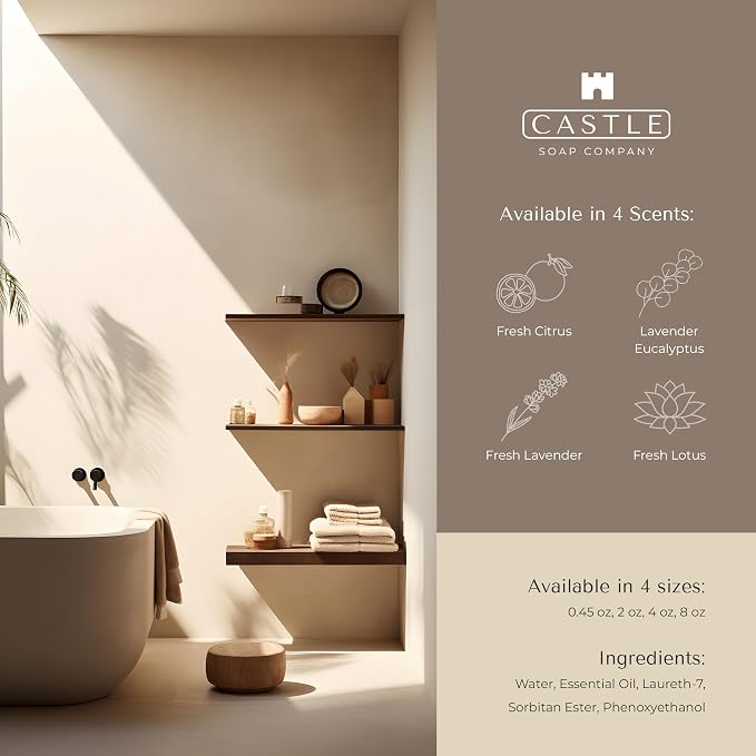 Castle Flush Therapy Neutralizing Toilet Spray | Odor Control: Mist Over The - Image 4