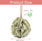 Loofah Sponge Pack of 4, Deep Cleansing Body Scrubber - Image 2
