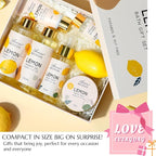 Lemon Scent Bath Spa Gift Box Set - Image 6